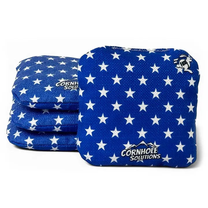 Stars/Stripes - Pro Style REC Cornhole Bags – Regulation 6"x6" – Full Set of 8 by Cornhole Solutions, custom cornhole board detail photo 2