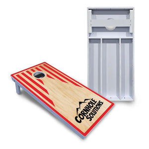 Stars & Stripes CS Logo Cornhole Boards - All Weather Series by Cornhole Solutions, custom cornhole board detail photo 3