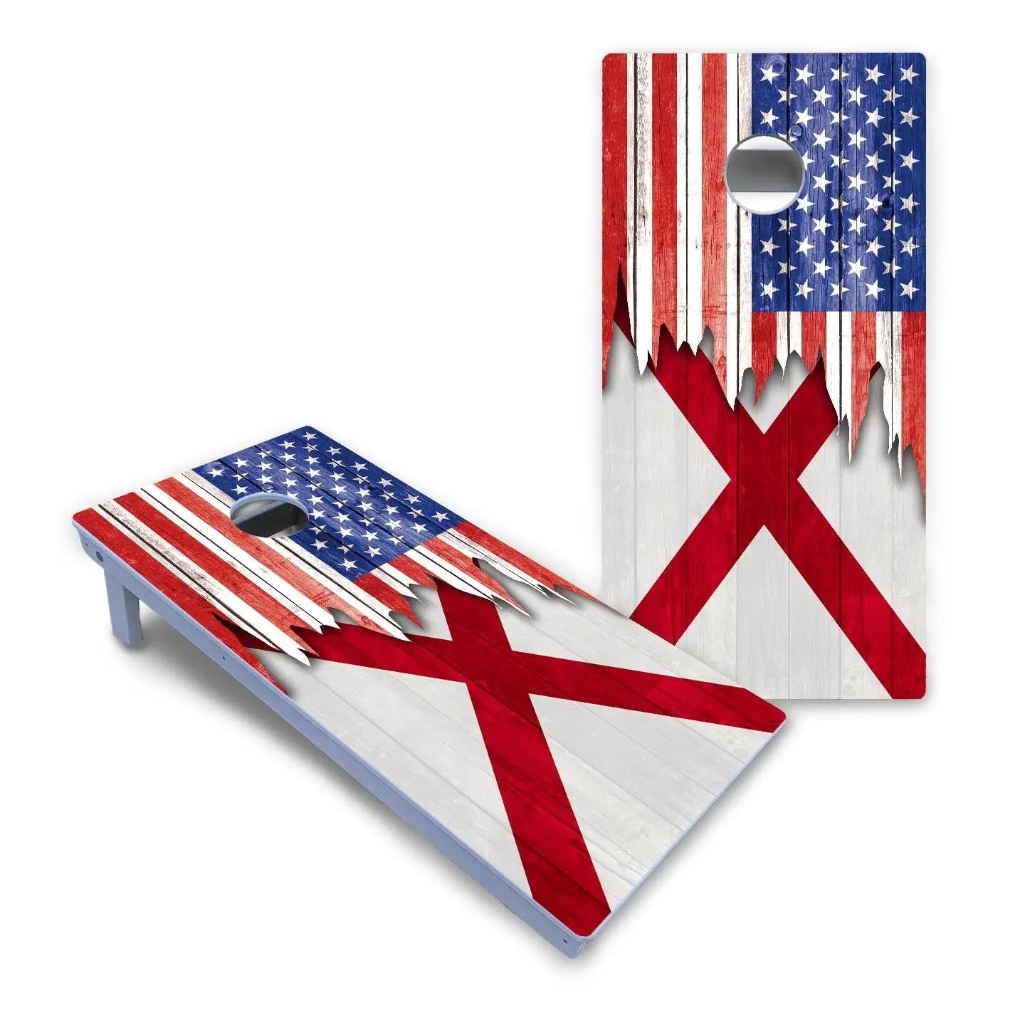State Flag Designs Alabama to Georgia Cornhole Boards - All Weather Series Cornhole Solutions