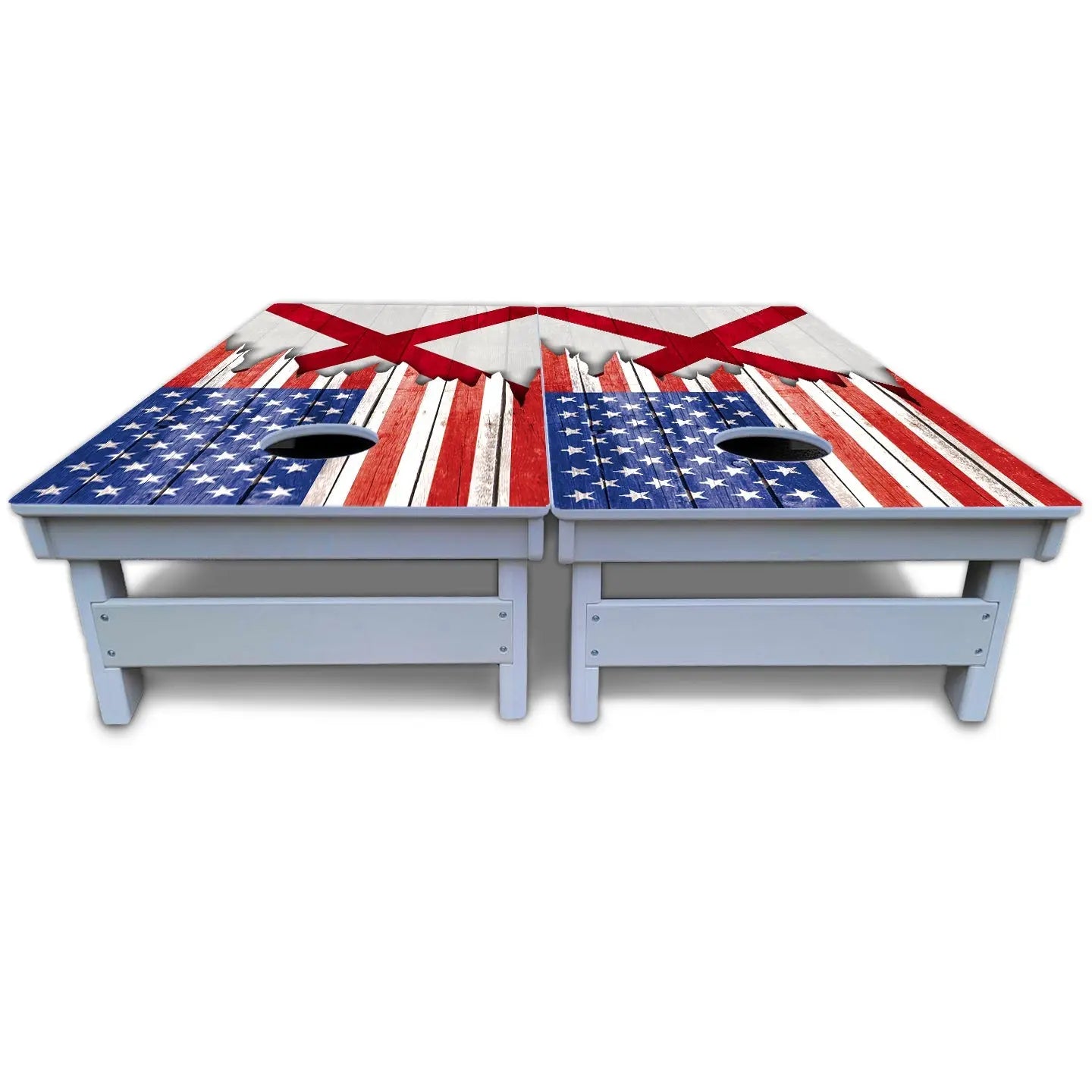 State Flag Designs Alabama to Georgia Cornhole Boards - All Weather Series Cornhole Solutions