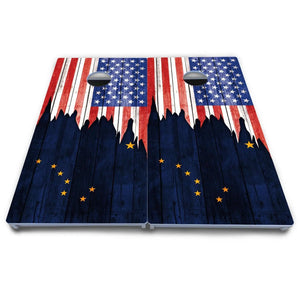 State Flag Designs Alabama to Georgia Cornhole Boards - All Weather Series Cornhole Solutions