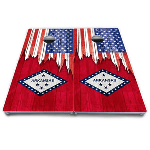 State Flag Designs Alabama to Georgia Cornhole Boards - All Weather Series Cornhole Solutions