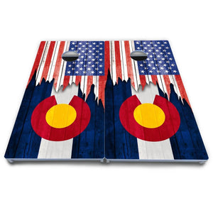 State Flag Designs Alabama to Georgia Cornhole Boards - All Weather Series Cornhole Solutions