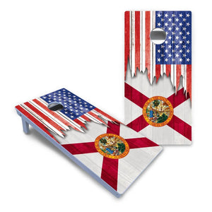 State Flag Designs Alabama to Georgia Cornhole Boards - All Weather Series Cornhole Solutions