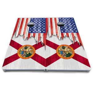 State Flag Designs Alabama to Georgia Cornhole Boards - All Weather Series Cornhole Solutions