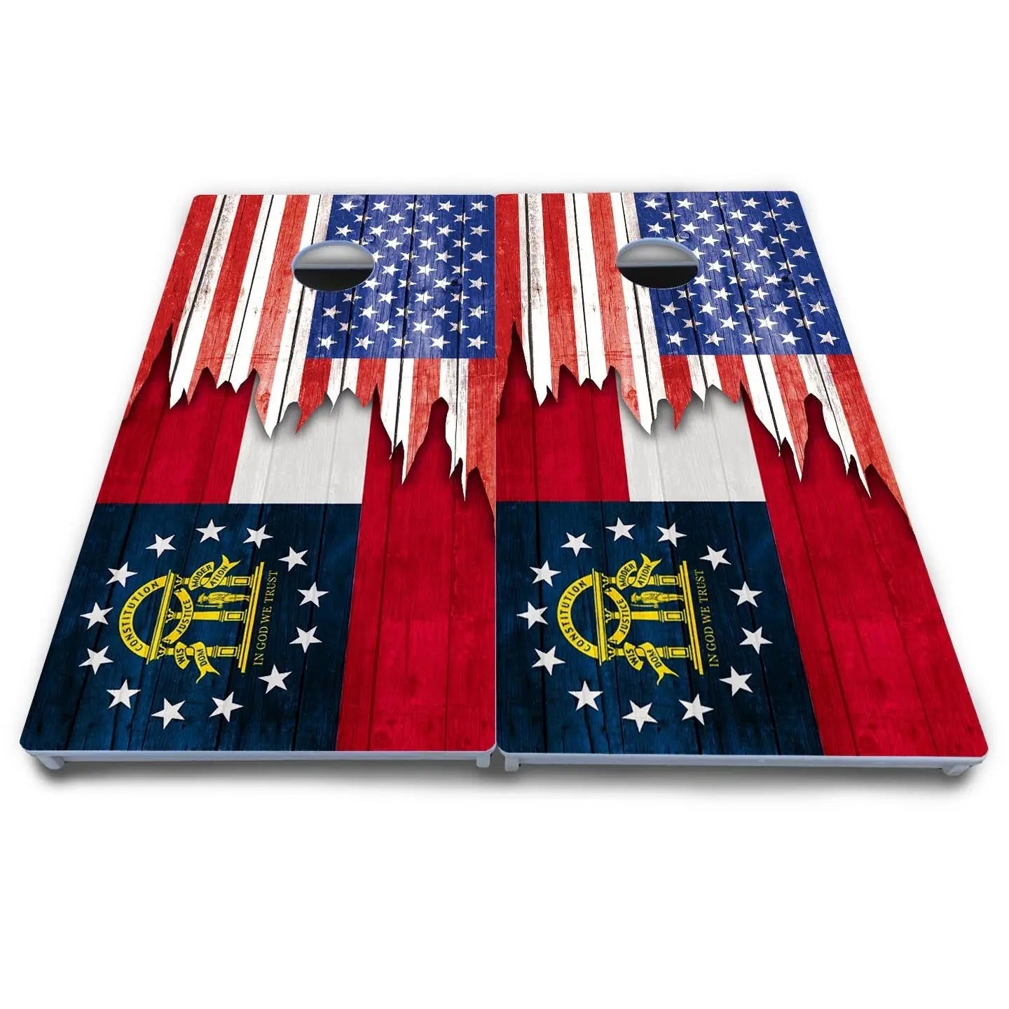 State Flag Designs Alabama to Georgia Cornhole Boards - All Weather Series Cornhole Solutions