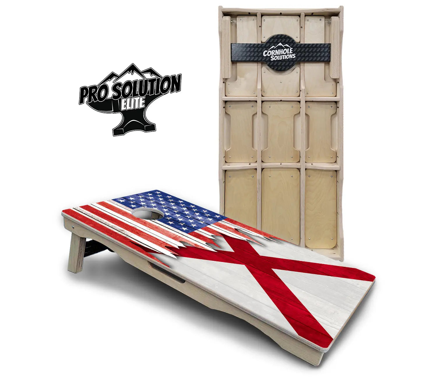 State Flag Designs Alabama to Georgia Cornhole Boards - Pro Solution Elite Series by Cornhole Solutions, Southern home decor detail photo 2