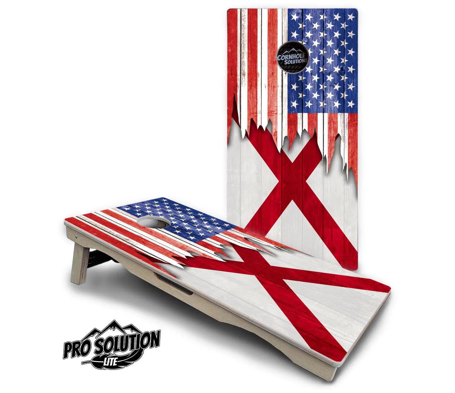 State Flag Designs Alabama to Georgia Cornhole Boards - Pro Solution Lite Series Cornhole Solutions