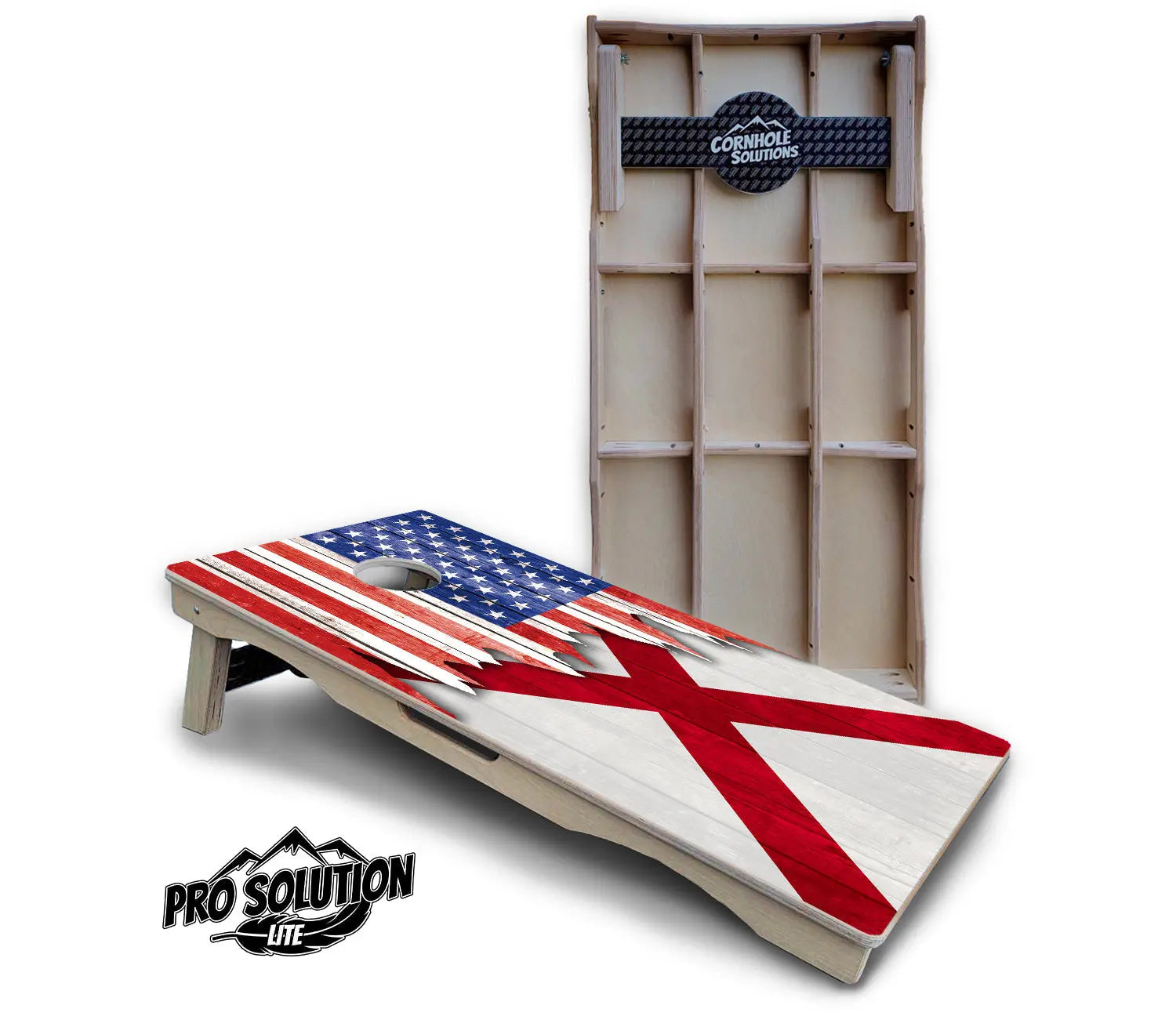 State Flag Designs Alabama to Georgia Cornhole Boards - Pro Solution Lite Series Cornhole Solutions