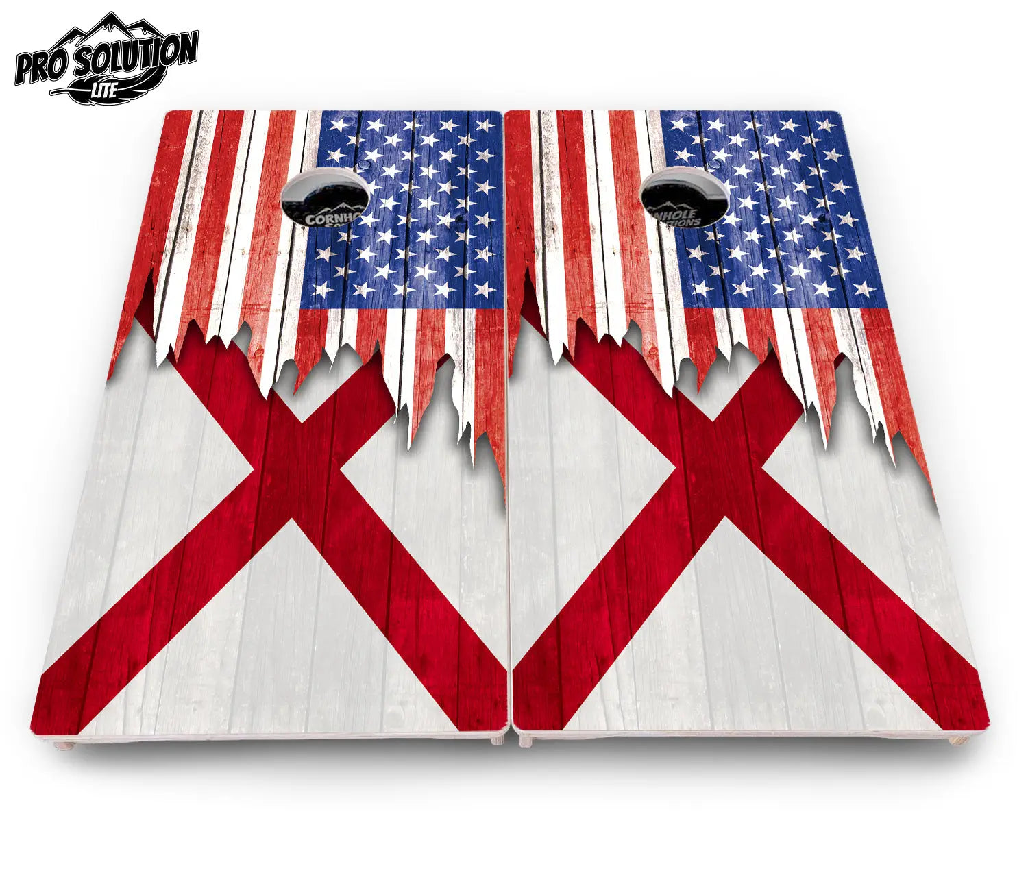 State Flag Designs Alabama to Georgia Cornhole Boards - Pro Solution Lite Series Cornhole Solutions