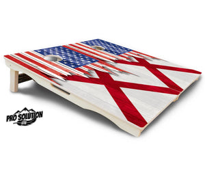 State Flag Designs Alabama to Georgia Cornhole Boards - Pro Solution Lite Series Cornhole Solutions