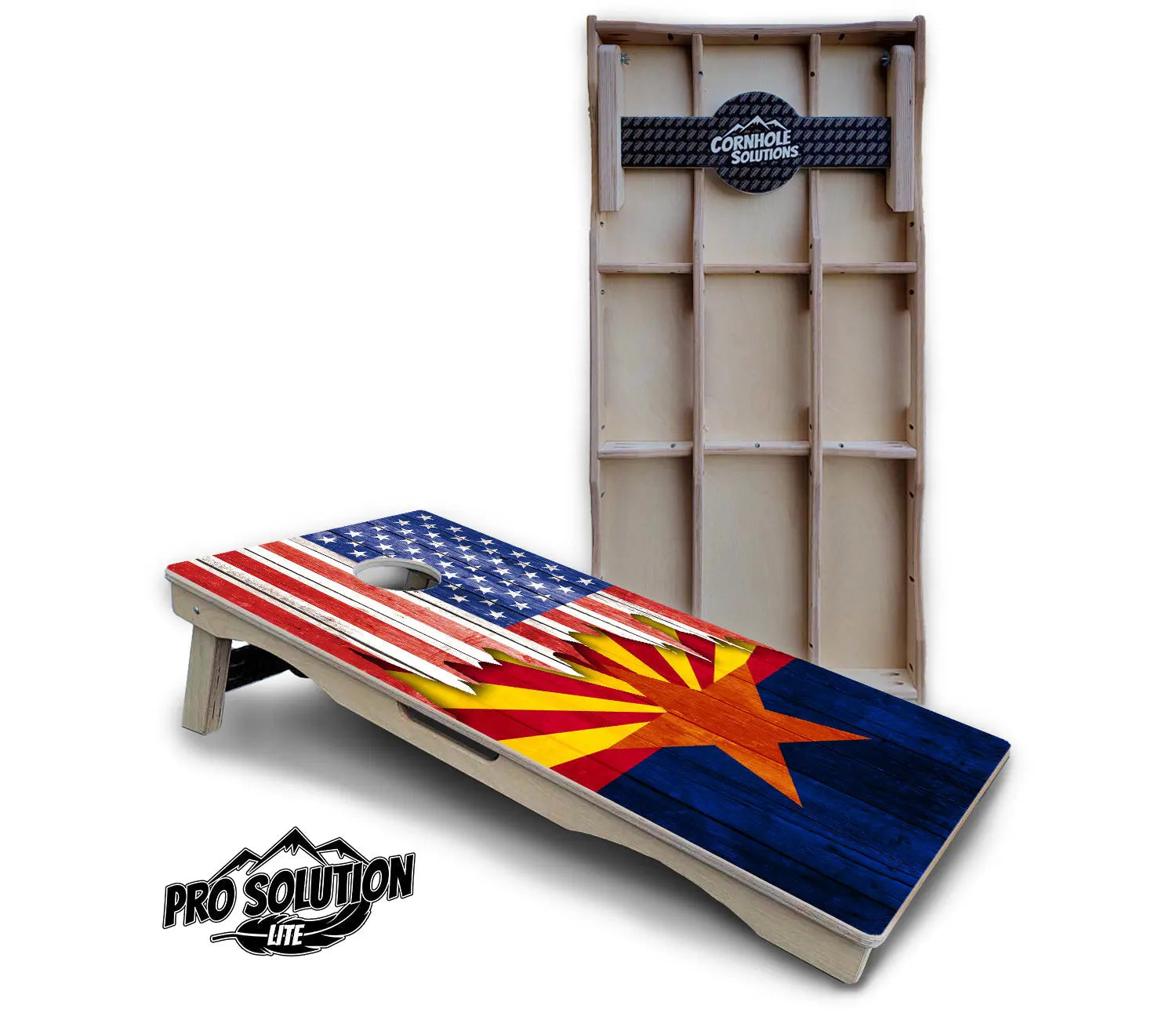State Flag Designs Alabama to Georgia Cornhole Boards - Pro Solution Lite Series Cornhole Solutions