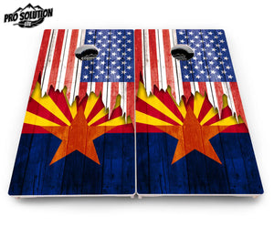 State Flag Designs Alabama to Georgia Cornhole Boards - Pro Solution Lite Series Cornhole Solutions