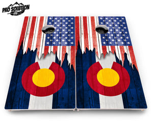 State Flag Designs Alabama to Georgia Cornhole Boards - Pro Solution Lite Series Cornhole Solutions