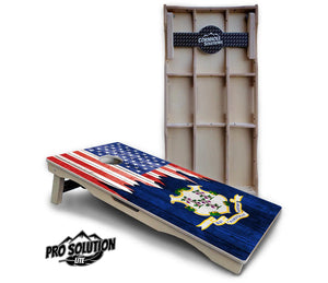 State Flag Designs Alabama to Georgia Cornhole Boards - Pro Solution Lite Series Cornhole Solutions