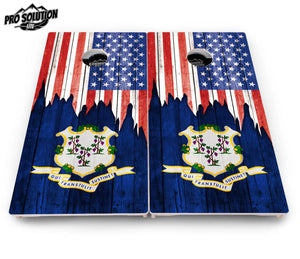 State Flag Designs Alabama to Georgia Cornhole Boards - Pro Solution Lite Series Cornhole Solutions