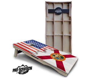 State Flag Designs Alabama to Georgia Cornhole Boards - Pro Solution Lite Series Cornhole Solutions
