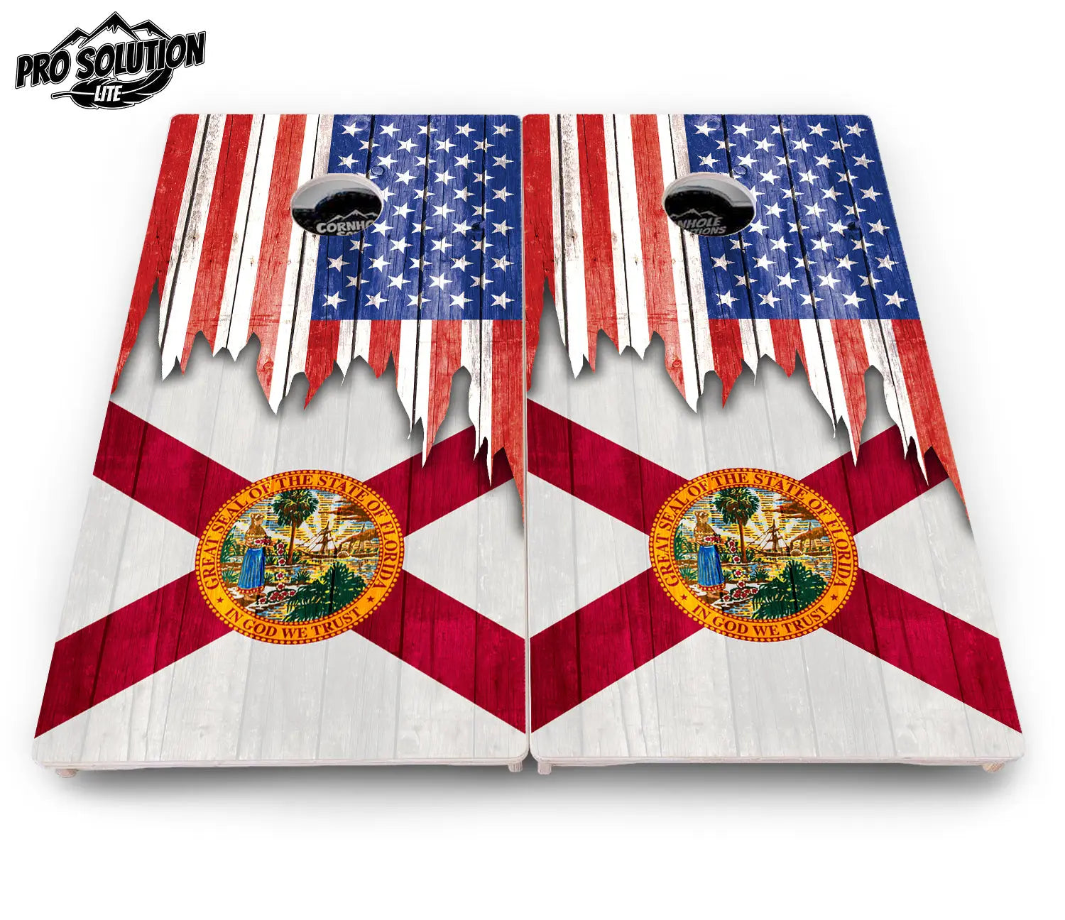 State Flag Designs Alabama to Georgia Cornhole Boards - Pro Solution Lite Series Cornhole Solutions