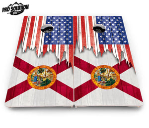 State Flag Designs Alabama to Georgia Cornhole Boards - Pro Solution Lite Series Cornhole Solutions