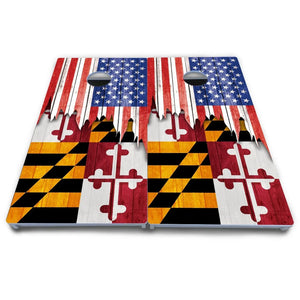 State Flag Designs Hawaii to Maryland Cornhole Boards - All Weather Series Cornhole Solutions
