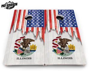 State Flag Designs Hawaii to Maryland Cornhole Boards - Pro Solution Lite Series Cornhole Solutions