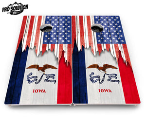 State Flag Designs Hawaii to Maryland Cornhole Boards - Pro Solution Lite Series Cornhole Solutions
