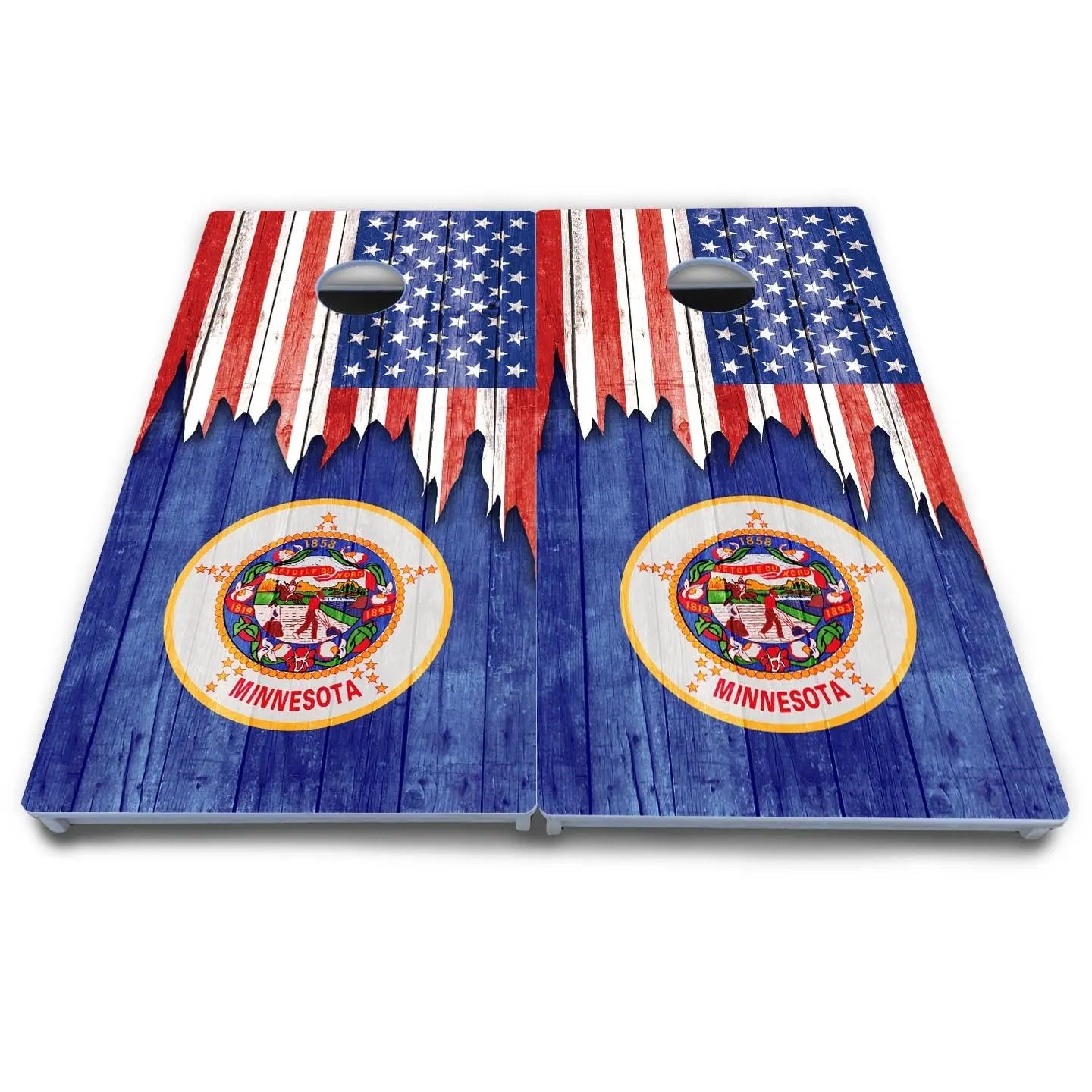 State Flag Designs Massachusetts to New Jersey Cornhole Boards - All Weather Series Cornhole Solutions