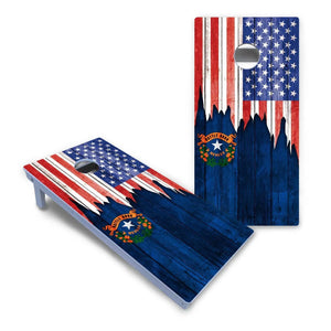 State Flag Designs Massachusetts to New Jersey Cornhole Boards - All Weather Series Cornhole Solutions