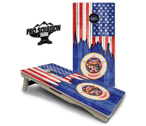 State Flag Designs Massachusetts to New Jersey Cornhole Boards - Pro Solution Elite Series by Cornhole Solutions, Southern home decor detail photo 9