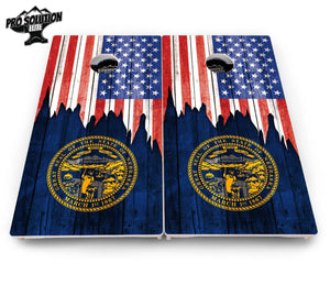State Flag Designs Massachusetts to New Jersey Cornhole Boards - Pro Solution Elite Series by Cornhole Solutions, Southern home decor detail photo 18