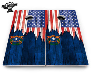 State Flag Designs Massachusetts to New Jersey Cornhole Boards - Pro Solution Elite Series by Cornhole Solutions, Southern home decor detail photo 20