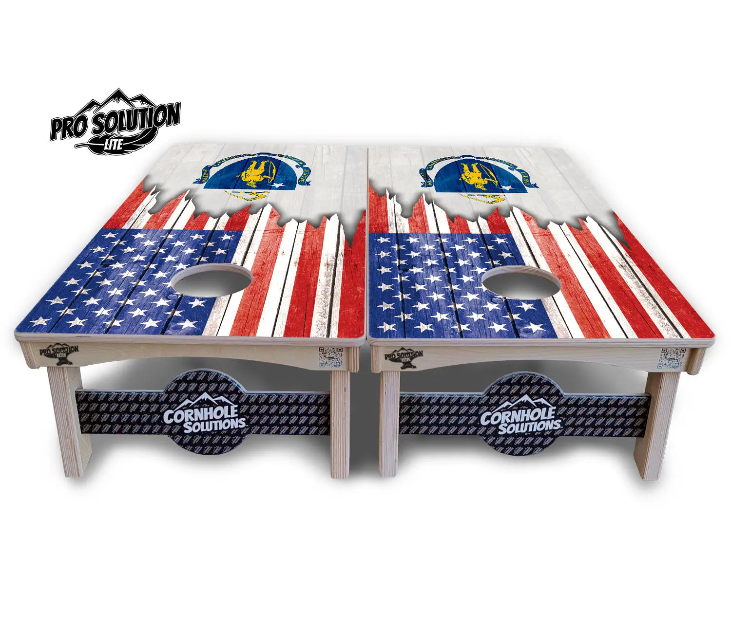 State Flag Designs Massachusetts to New Jersey Cornhole Boards - Pro Solution Lite Series by Cornhole Solutions, Southern home decor detail photo 3