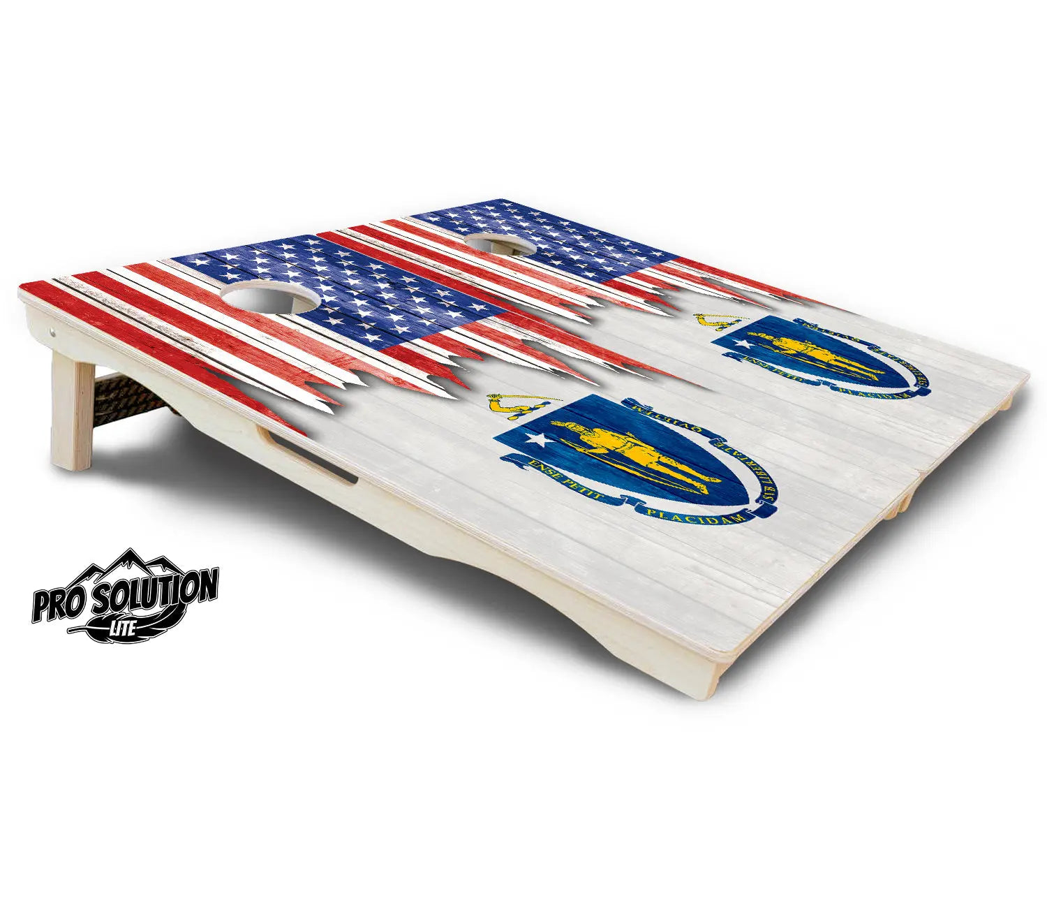 State Flag Designs Massachusetts to New Jersey Cornhole Boards - Pro Solution Lite Series by Cornhole Solutions, Southern home decor detail photo 5