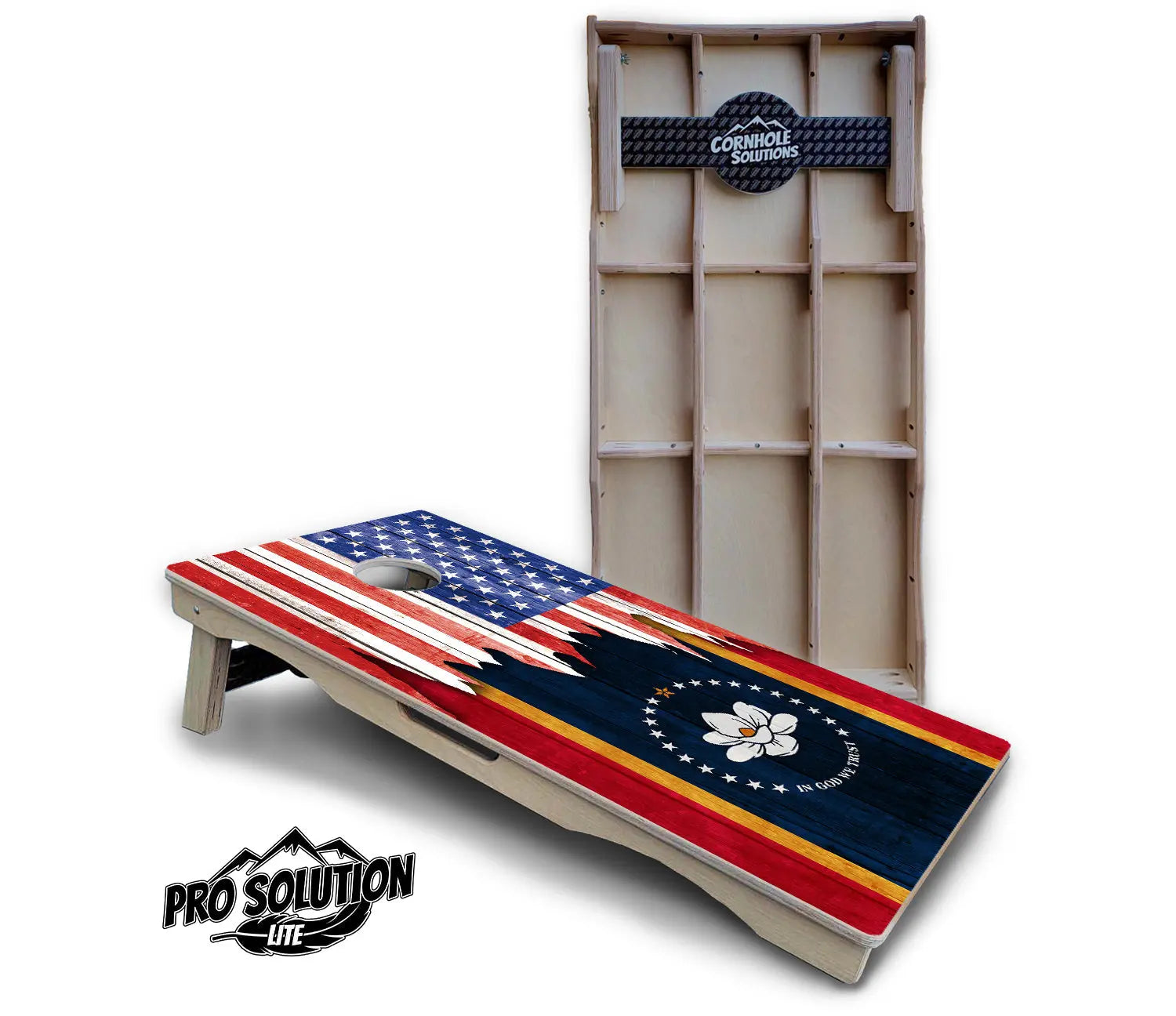 State Flag Designs Massachusetts to New Jersey Cornhole Boards - Pro Solution Lite Series by Cornhole Solutions, Southern home decor detail photo 10