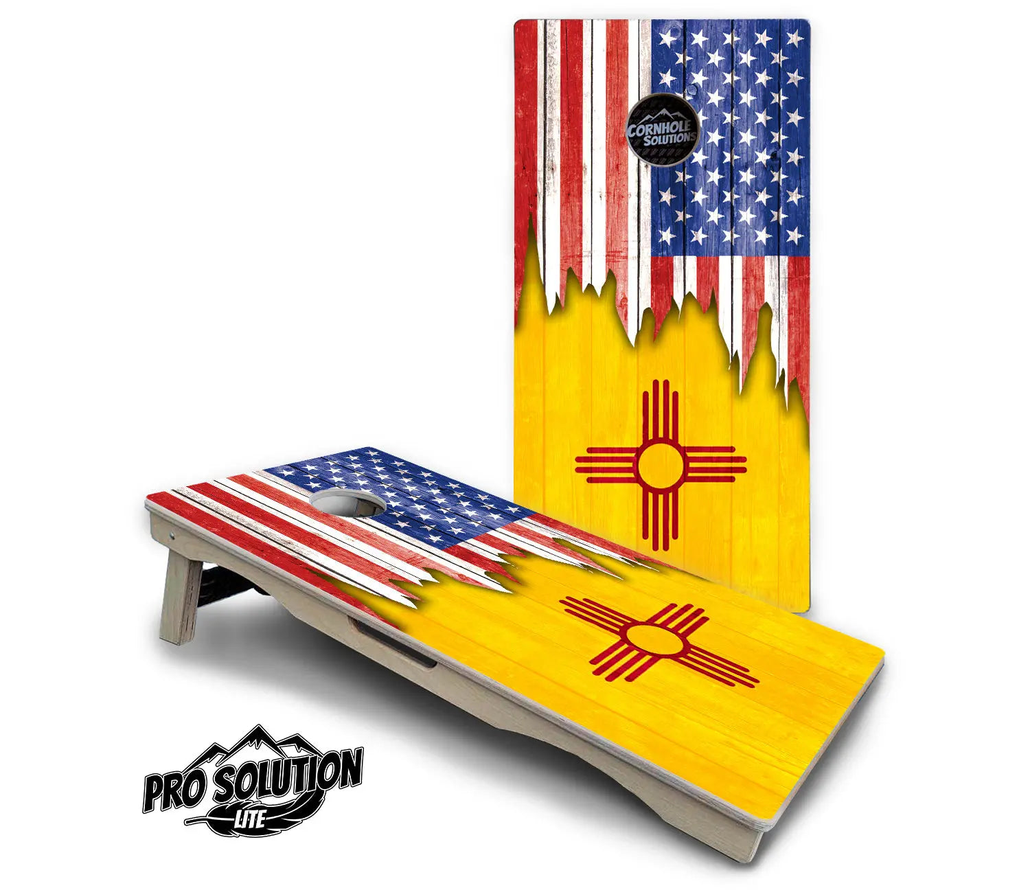 State Flag Designs New Mexico to South Carolina Cornhole Boards - Pro Solution Lite Series by Cornhole Solutions, Southern home decor main product photo