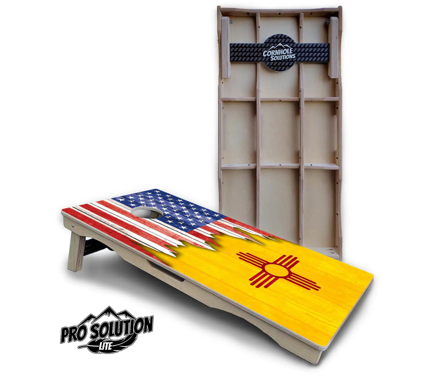 State Flag Designs New Mexico to South Carolina Cornhole Boards - Pro Solution Lite Series by Cornhole Solutions, Southern home decor detail photo 2
