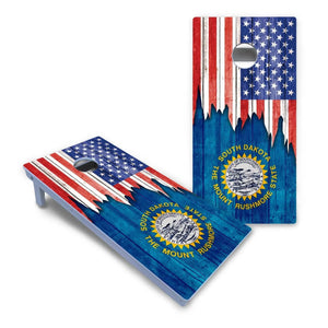 State Flag Designs South Dakota to Wyoming Cornhole Boards - All Weather Series Cornhole Solutions
