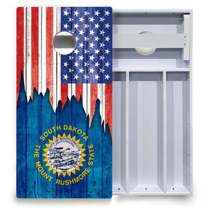 State Flag Designs South Dakota to Wyoming Cornhole Boards - All Weather Series Cornhole Solutions