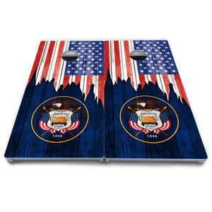 State Flag Designs South Dakota to Wyoming Cornhole Boards - All Weather Series Cornhole Solutions