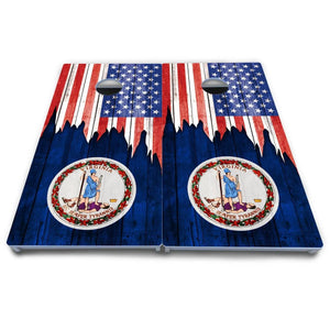 State Flag Designs South Dakota to Wyoming Cornhole Boards - All Weather Series Cornhole Solutions