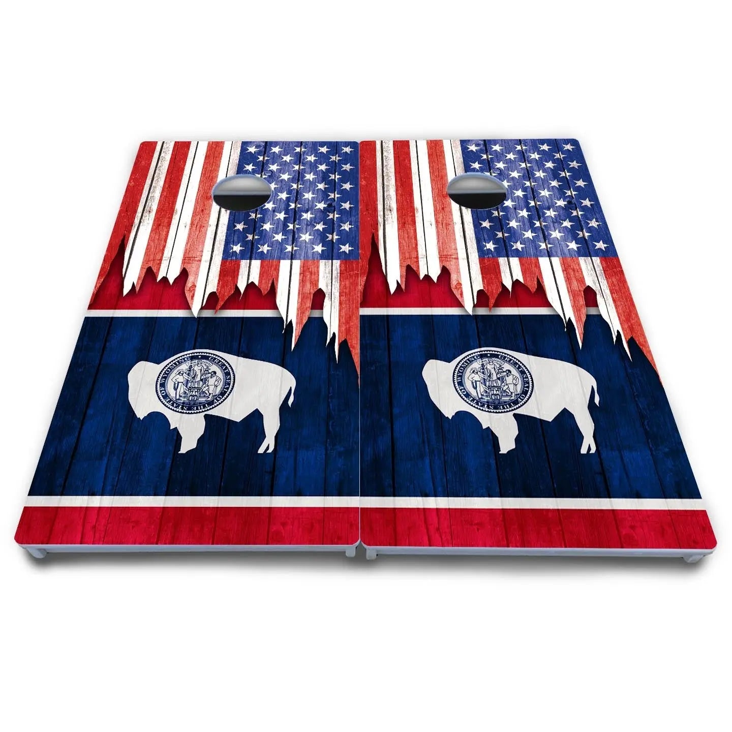 State Flag Designs South Dakota to Wyoming Cornhole Boards - All Weather Series Cornhole Solutions