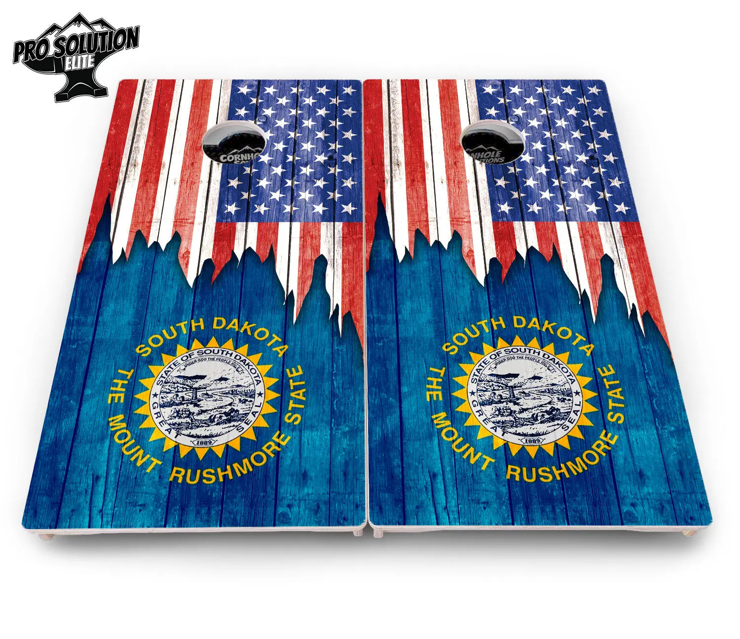 State Flag Designs South Dakota to Wyoming Cornhole Boards - Pro Solution Elite Series by Cornhole Solutions, Southern home decor detail photo 5