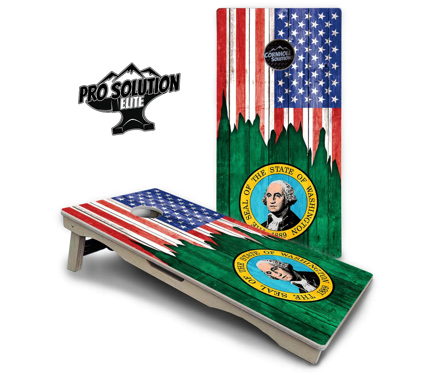 State Flag Designs South Dakota to Wyoming Cornhole Boards - Pro Solution Elite Series by Cornhole Solutions, Southern home decor detail photo 17