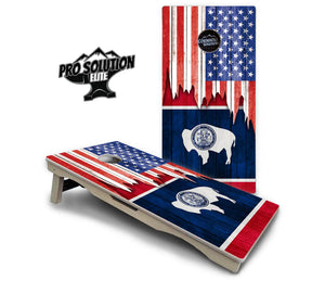 State Flag Designs South Dakota to Wyoming Cornhole Boards - Pro Solution Elite Series by Cornhole Solutions, Southern home decor detail photo 21