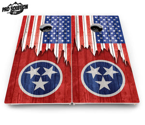 State Flag Designs South Dakota to Wyoming Cornhole Boards - Pro Solution Lite Series by Cornhole Solutions, Southern home decor detail photo 7