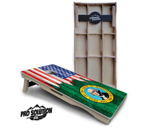 State Flag Designs South Dakota to Wyoming Cornhole Boards - Pro Solution Lite Series by Cornhole Solutions, Southern home decor detail photo 16