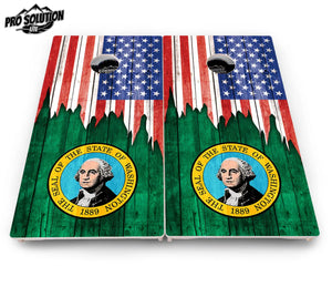 State Flag Designs South Dakota to Wyoming Cornhole Boards - Pro Solution Lite Series by Cornhole Solutions, Southern home decor detail photo 17