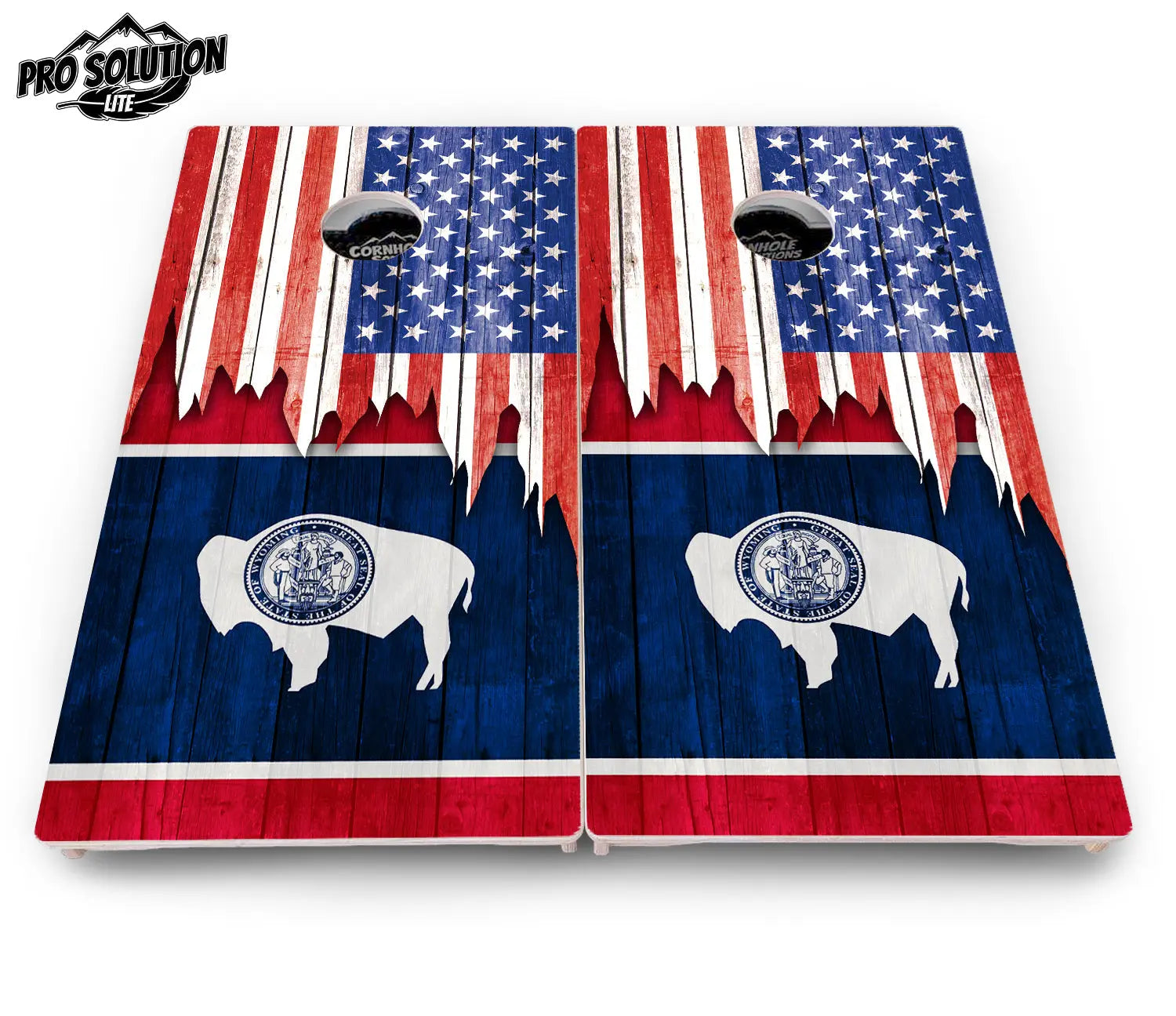 State Flag Designs South Dakota to Wyoming Cornhole Boards - Pro Solution Lite Series by Cornhole Solutions, Southern home decor detail photo 23