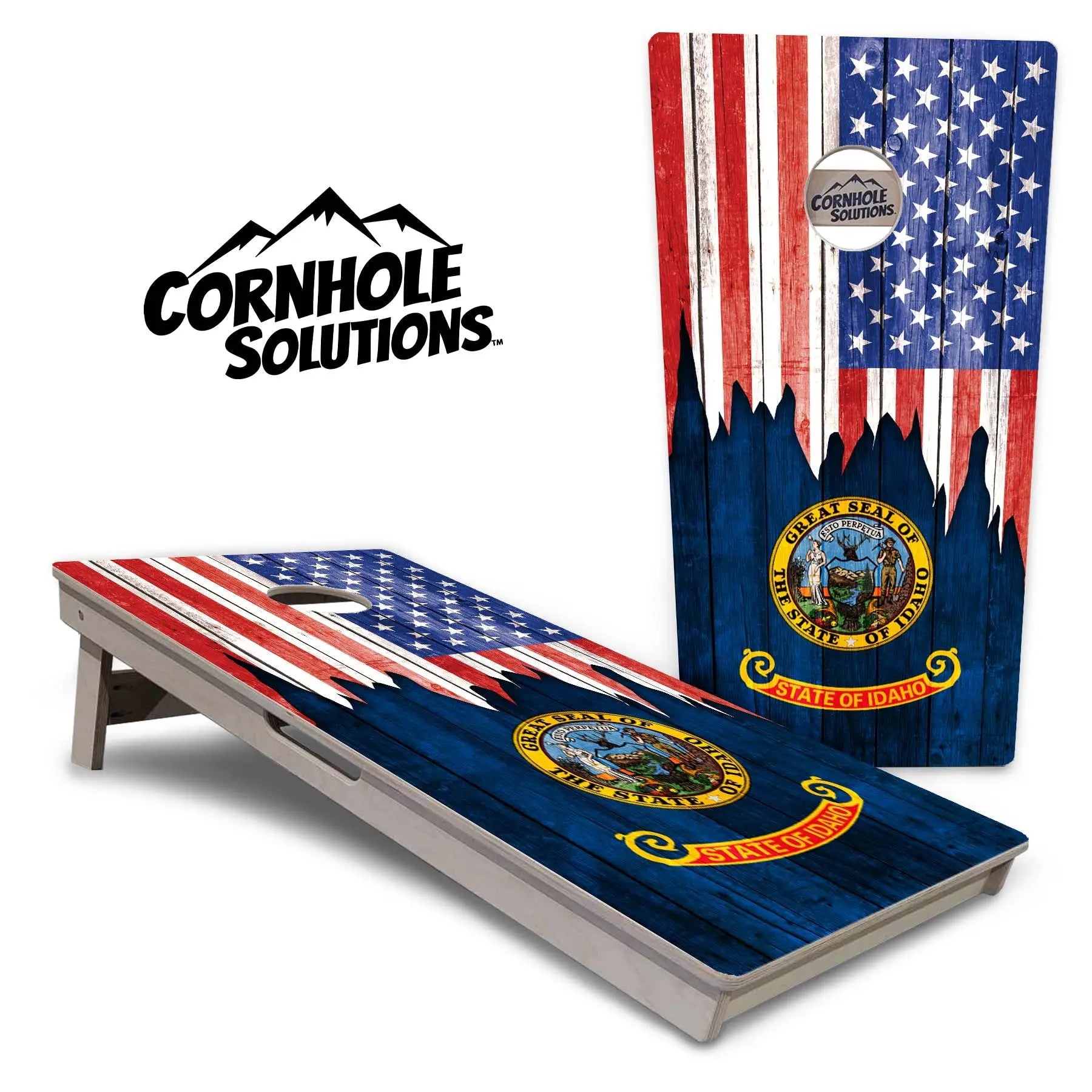 State Flags Hawaii to Maryland Cornhole Boards - Professional Tournament Series
