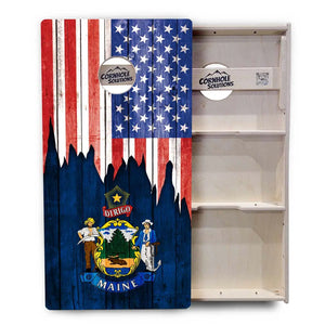 State Flags Hawaii to Maryland Cornhole Boards - Professional Tournament Series